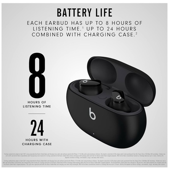 Beats Studio Buds True Wireless Noise Cancelling Compatible with Apple & Android - Picture 9 of 11